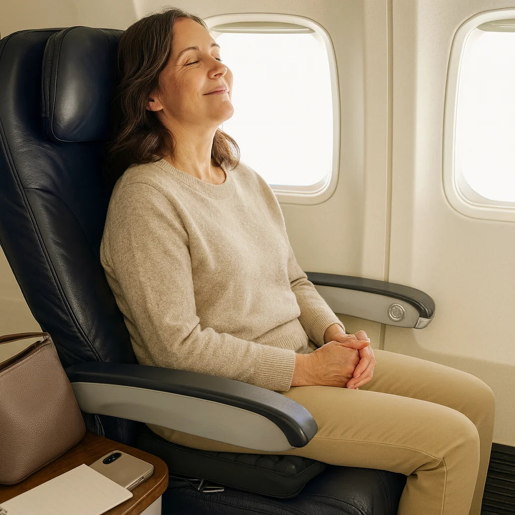 Airiva™ Portable Seat Cushion for Flights, Office & Daily Commutes