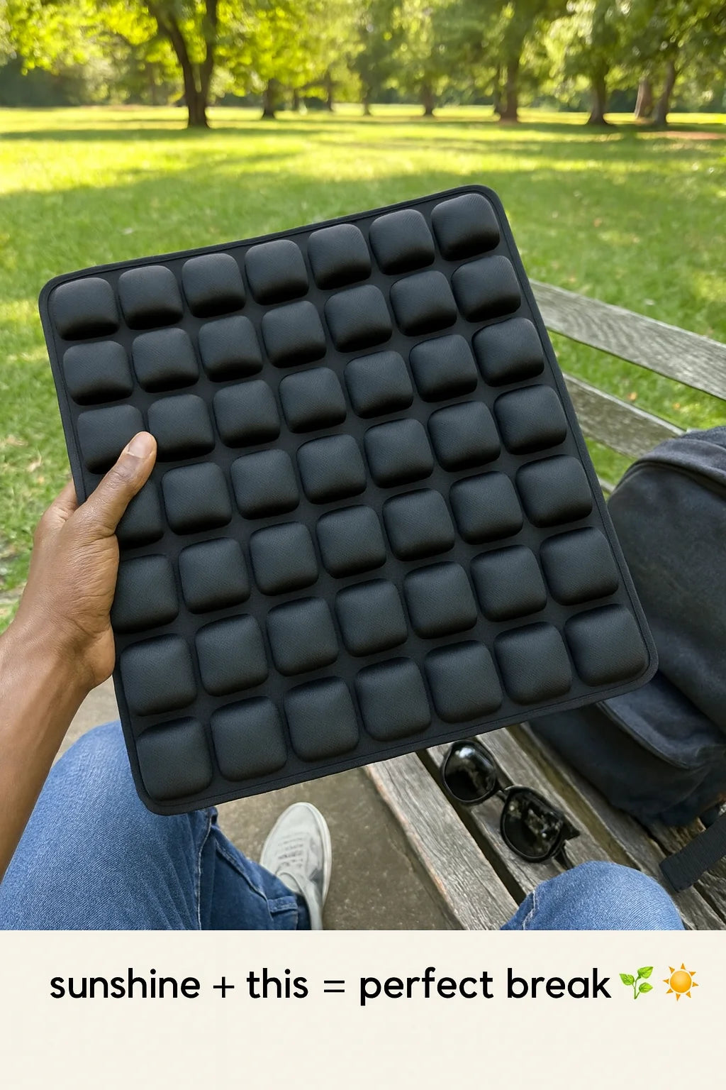 Airiva™ Portable Seat Cushion for Flights, Office & Daily Commutes