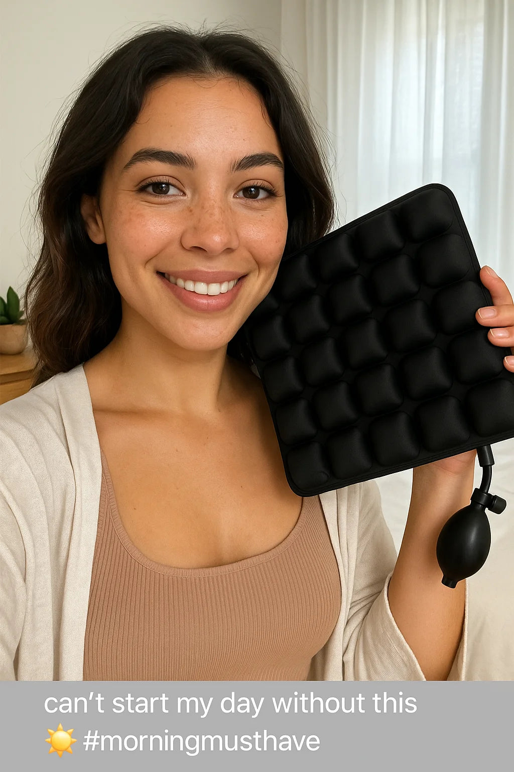 Airiva™ Portable Seat Cushion for Flights, Office & Daily Commutes
