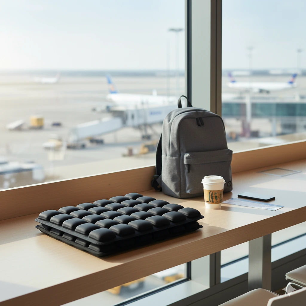 Airiva™ Portable Seat Cushion for Flights, Office & Daily Commutes